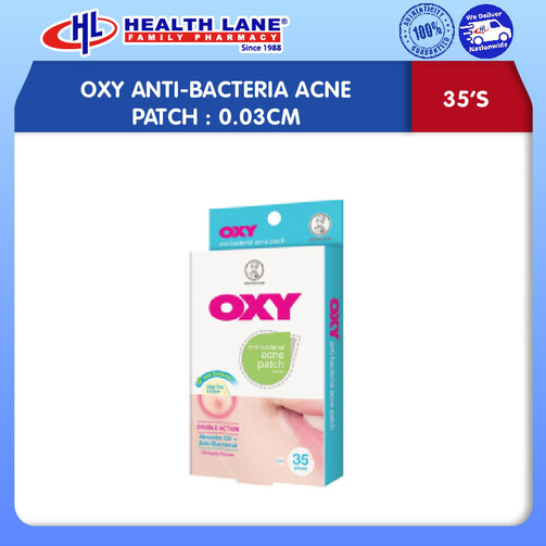 OXY ANTI-BACTERIA JERAWAT PATCH 0.03CM (35'S)